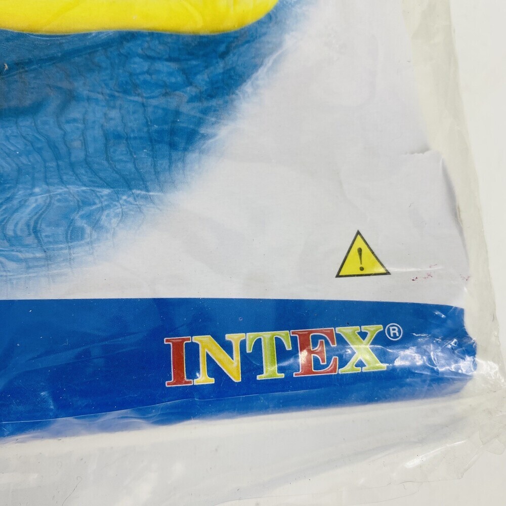 NOS Intex Wet Set 18 Pocket Lounge 74"X28" Inflatable Pool Float Lounge Yellow - Picture 3 of 8